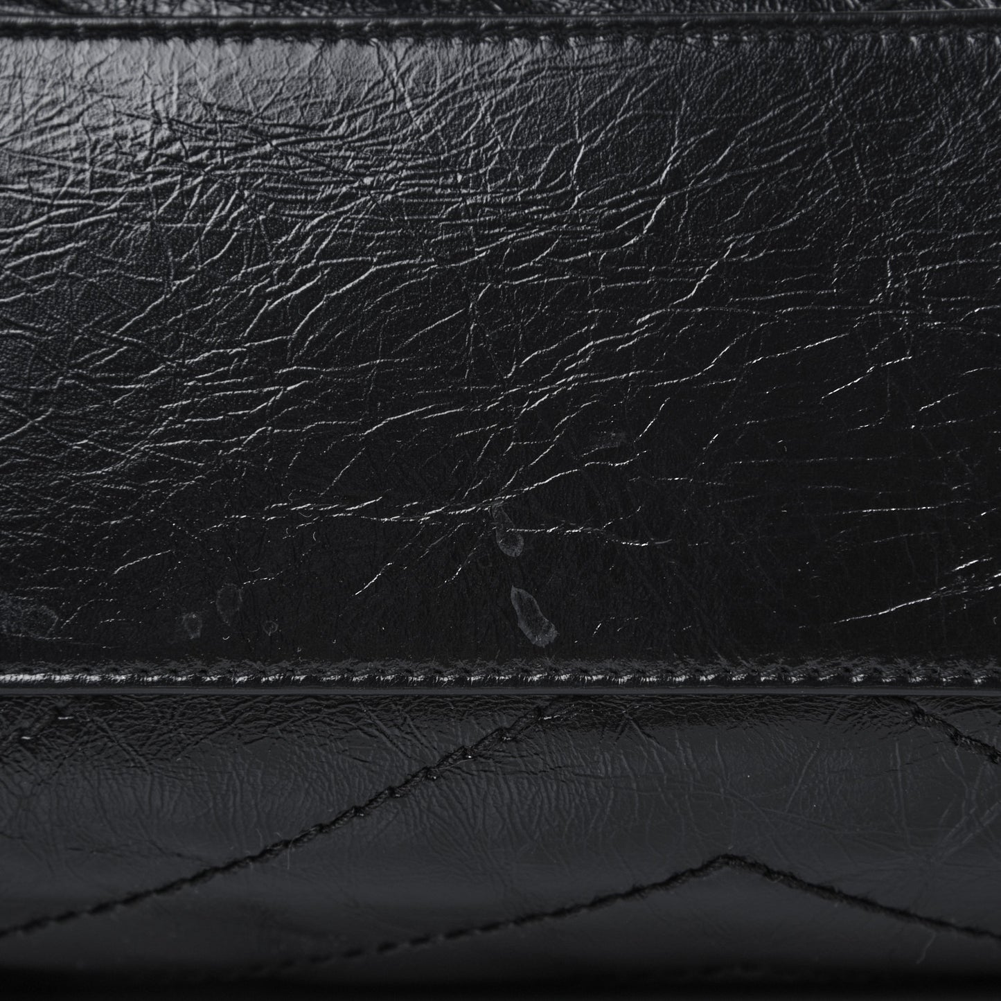 Crinkled Calfskin Matelasse Monogram Medium Niki Shopper Tote Black