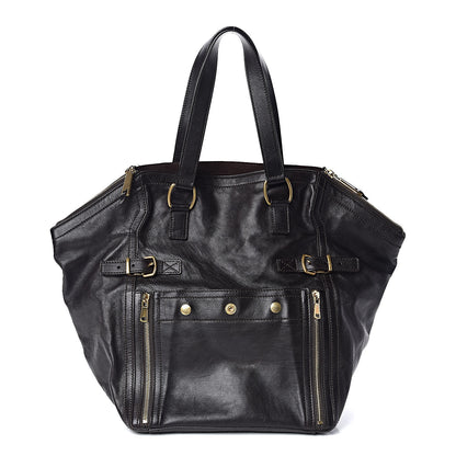 Saint Laurent Calfskin Medium Downtown Brown 1 of 10