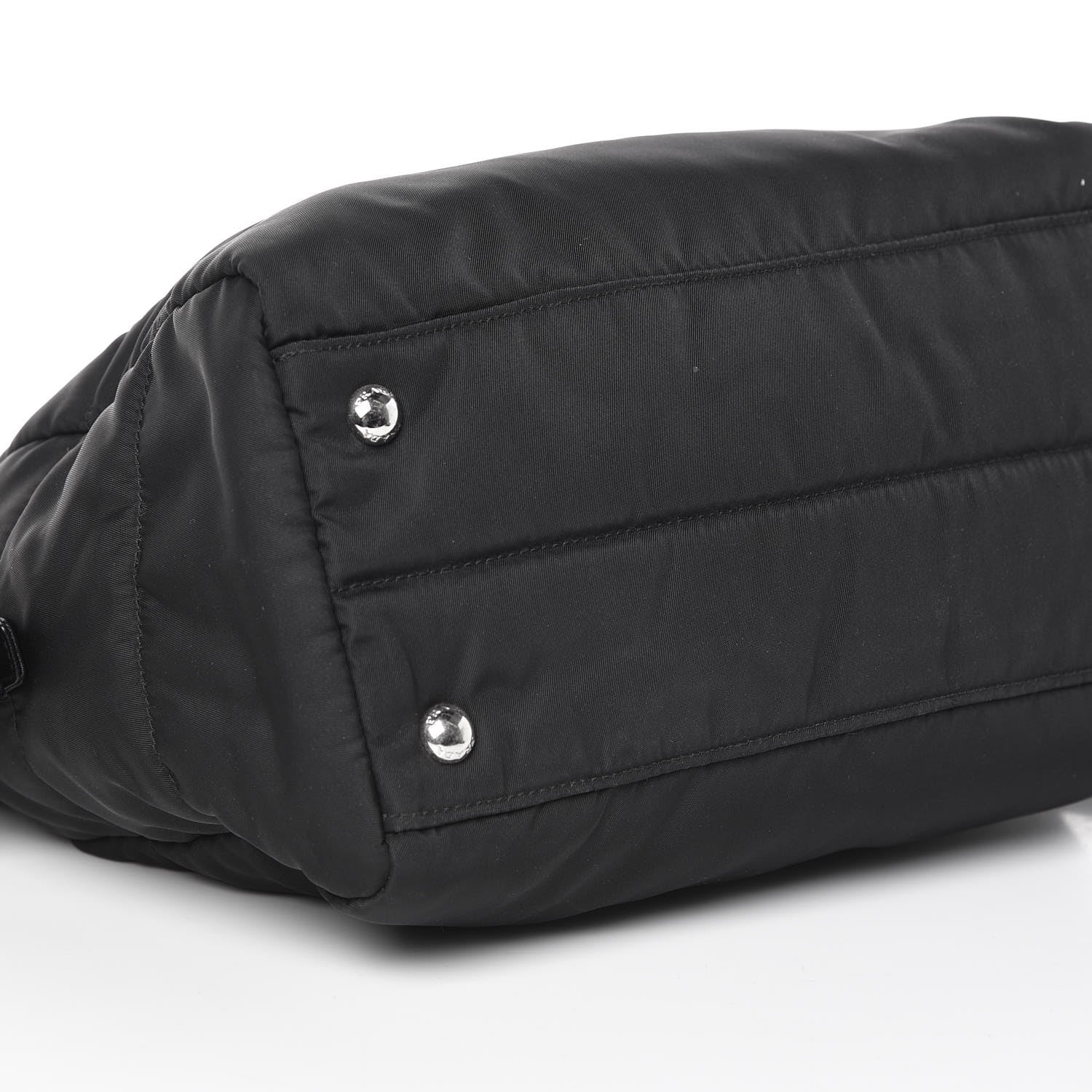 Prada Nylon Tessuto Quilted Bowler Black 8 of 9