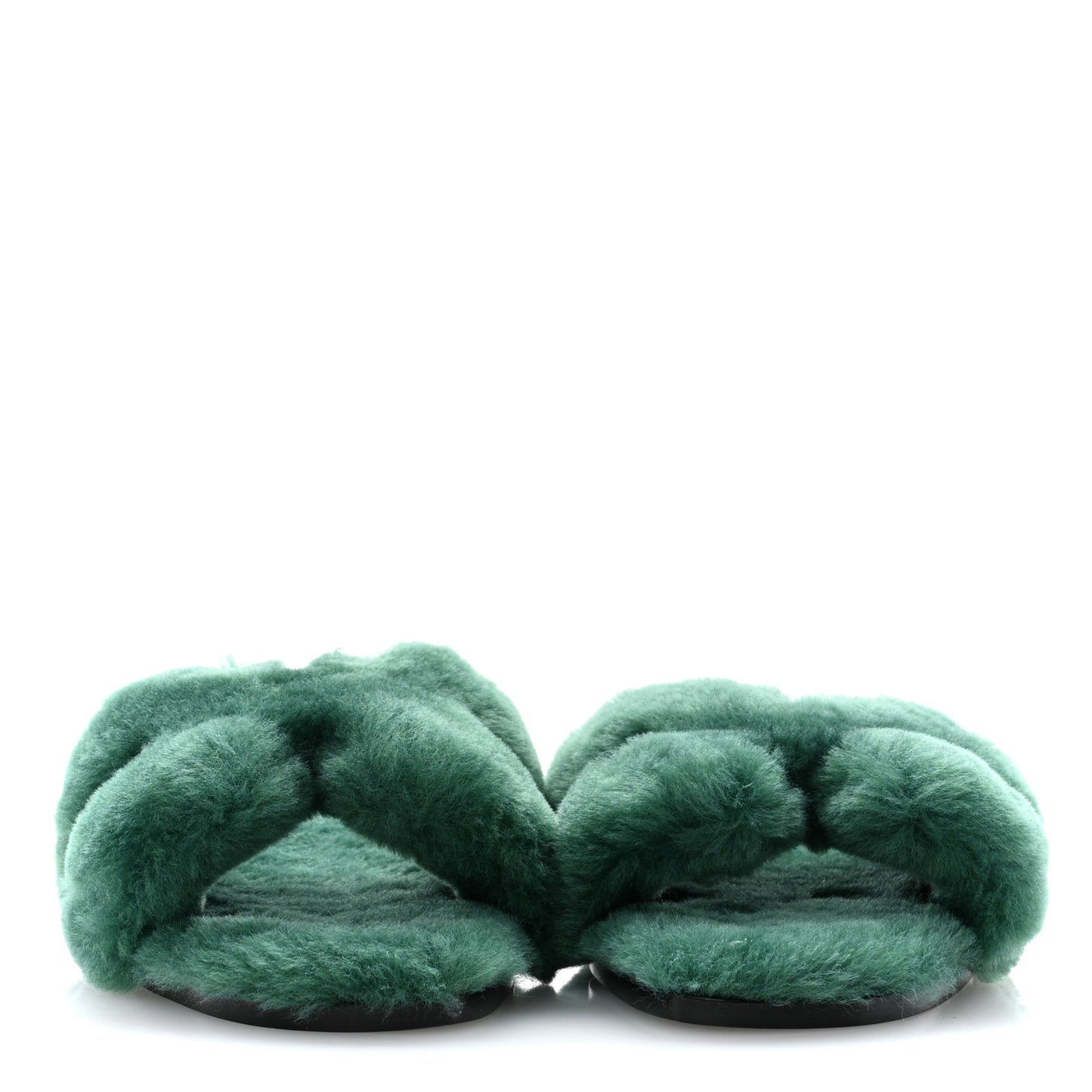 Woolskin Oran Sandals 36.5 Vert Anglais