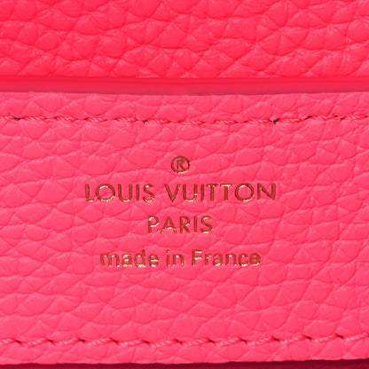 Louis Vuitton Taurillon Monogram Tuffetage Capucines Mini Fluo Pink 5 of 7