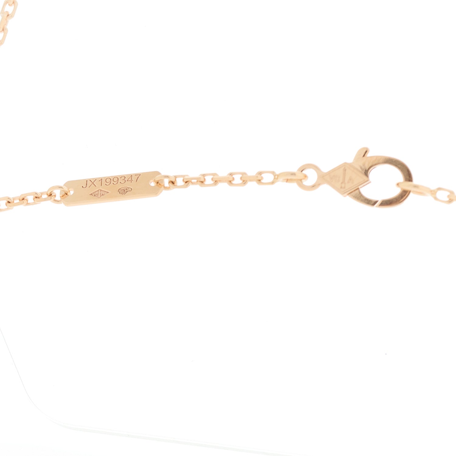Van Cleef & Arpels 18K Rose Gold Diamond Pink Sapphire Two Butterfly Pendant Necklace 6 of 7