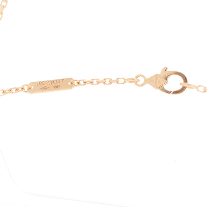 Van Cleef & Arpels 18K Rose Gold Diamond Pink Sapphire Two Butterfly Pendant Necklace 6 of 7