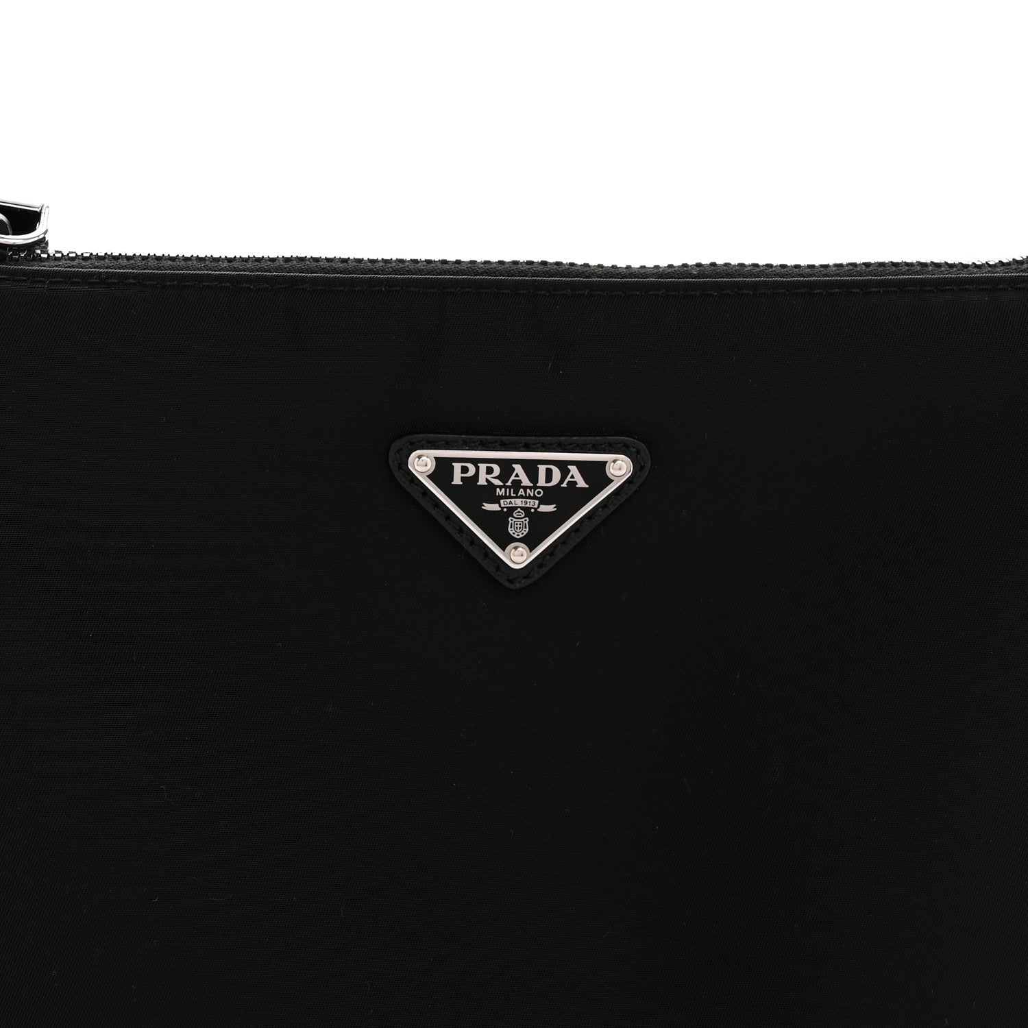 Prada Re-Nylon Saffiano Travel Brique Crossbody Bag Black 9 of 14