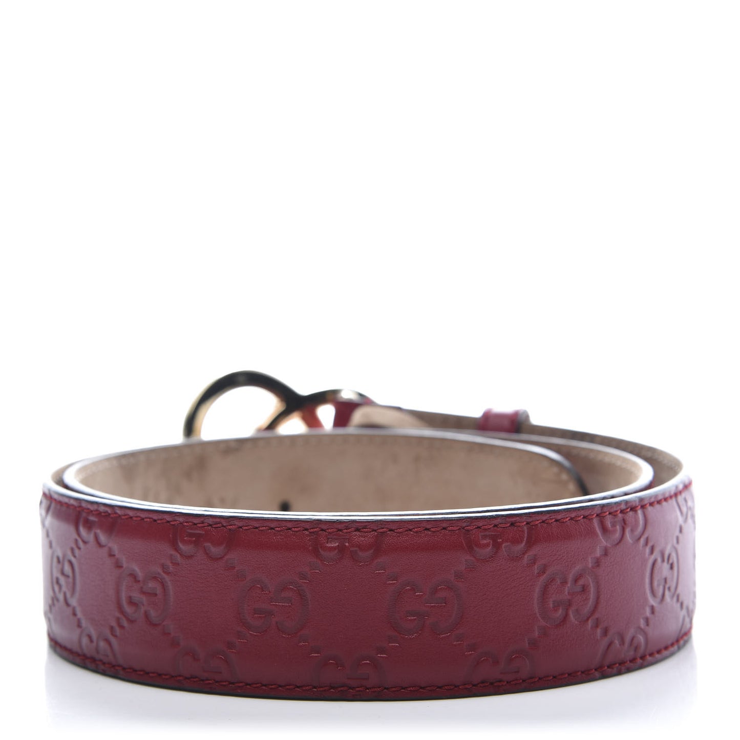 Guccissima Lovely Heart GG Belt 90 36 Peonia Flower