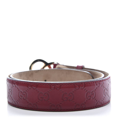 Gucci Guccissima Lovely Heart GG Belt 90 36 Peonia Flower 2 of 7