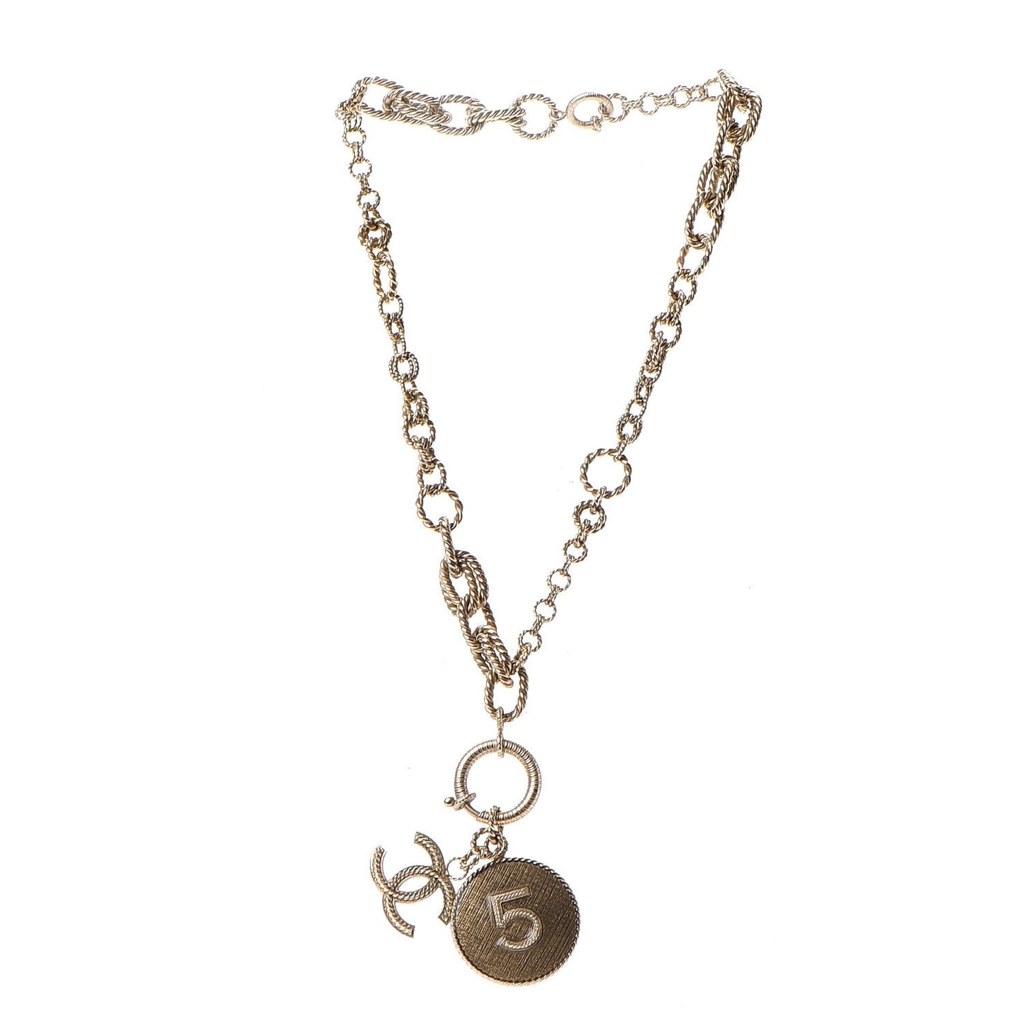 Chain N°5 CC Necklace Gold