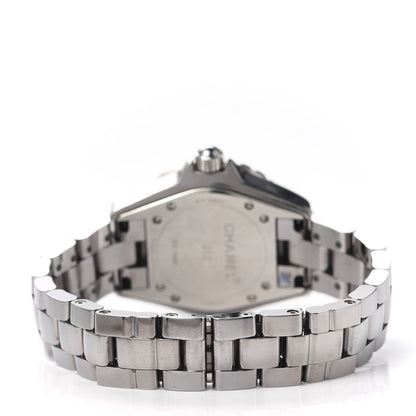Chanel Titanium Ceramic 33mm J12 Chromatic Quartz Watch 3 of 6