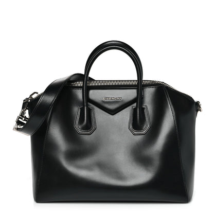 Givenchy Shiny Lord Calfskin Medium Antigona Black 1 of 12
