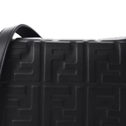 Fendi Nappa FF 1974 Embossed Mini Expandable Flap Bag Black 10 of 10