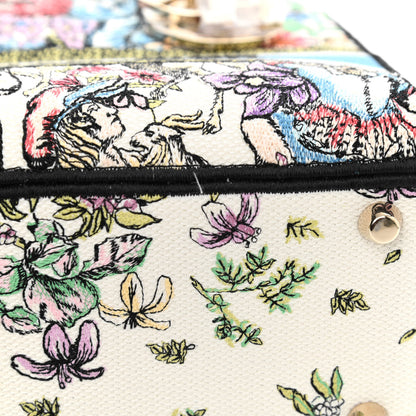 Christian Dior Canvas D-Constellation Embroidered Medium Lady D-Lite Latte Multicolor 10 of 10