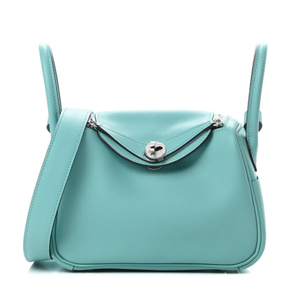 Hermes Swift Mini Lindy 20 Bleu Atoll 1 of 11