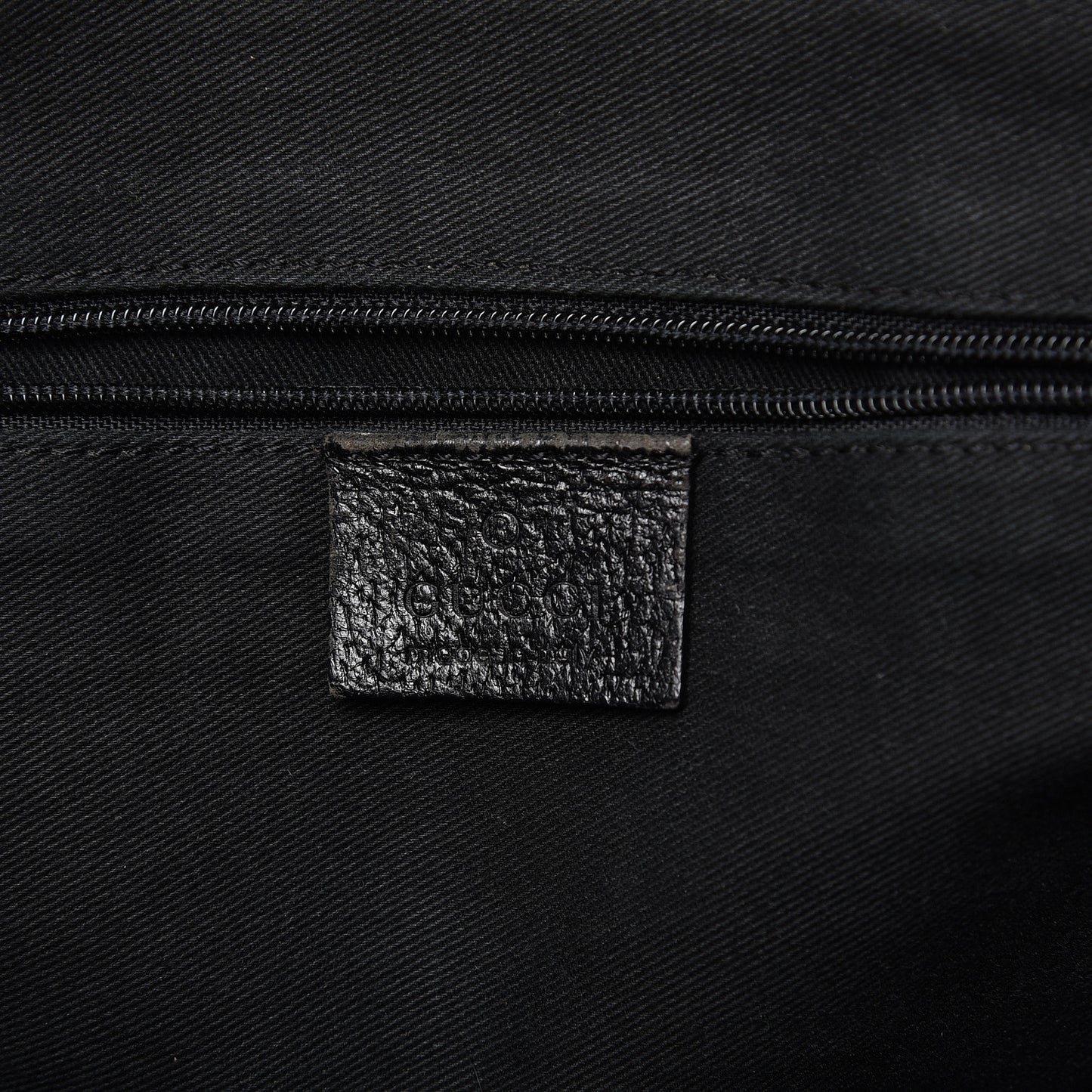 Monogram Medium Tote Black