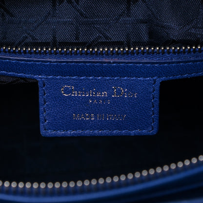 Christian Dior Lambskin Cannage Large Lady Dior Blue 5 of 8