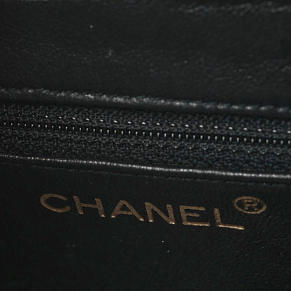 Chanel Patent Rattan Basket Shoulder Bag Black 6 of 9