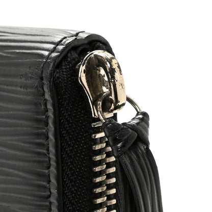 Louis Vuitton Epi Clemence Wallet Black 8 of 11