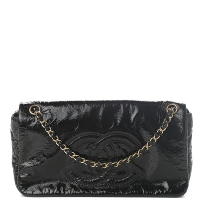 Chanel Vinyl Medium Rock and Chain Flap Black 1 of 10