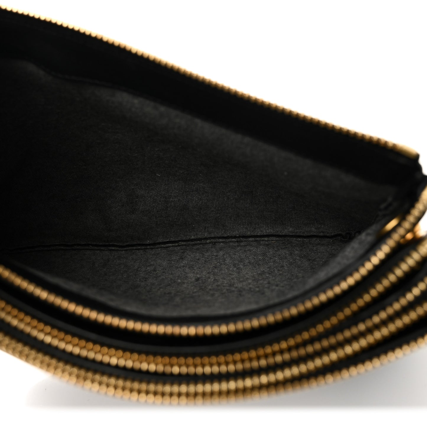 Lambskin Large Trio Crossbody Bag Black