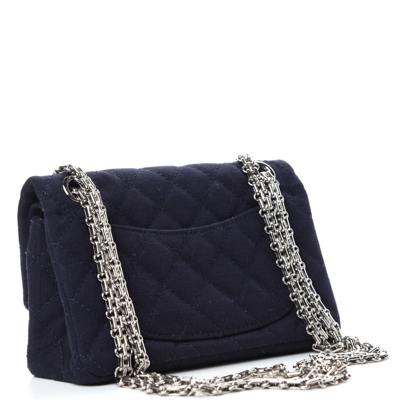 Jersey Quilted 2.55 Reissue Mini Flap Navy Blue