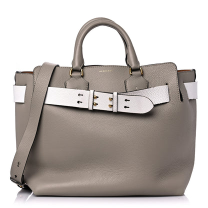 Burberry Soft Grain Calfskin Medium Belt Bag Mineral Grey 1 of 21
