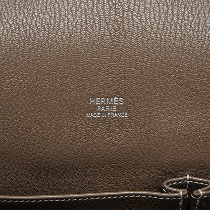 Hermes Taurillon Clemence Jypsiere 34 Etoupe 6 of 12