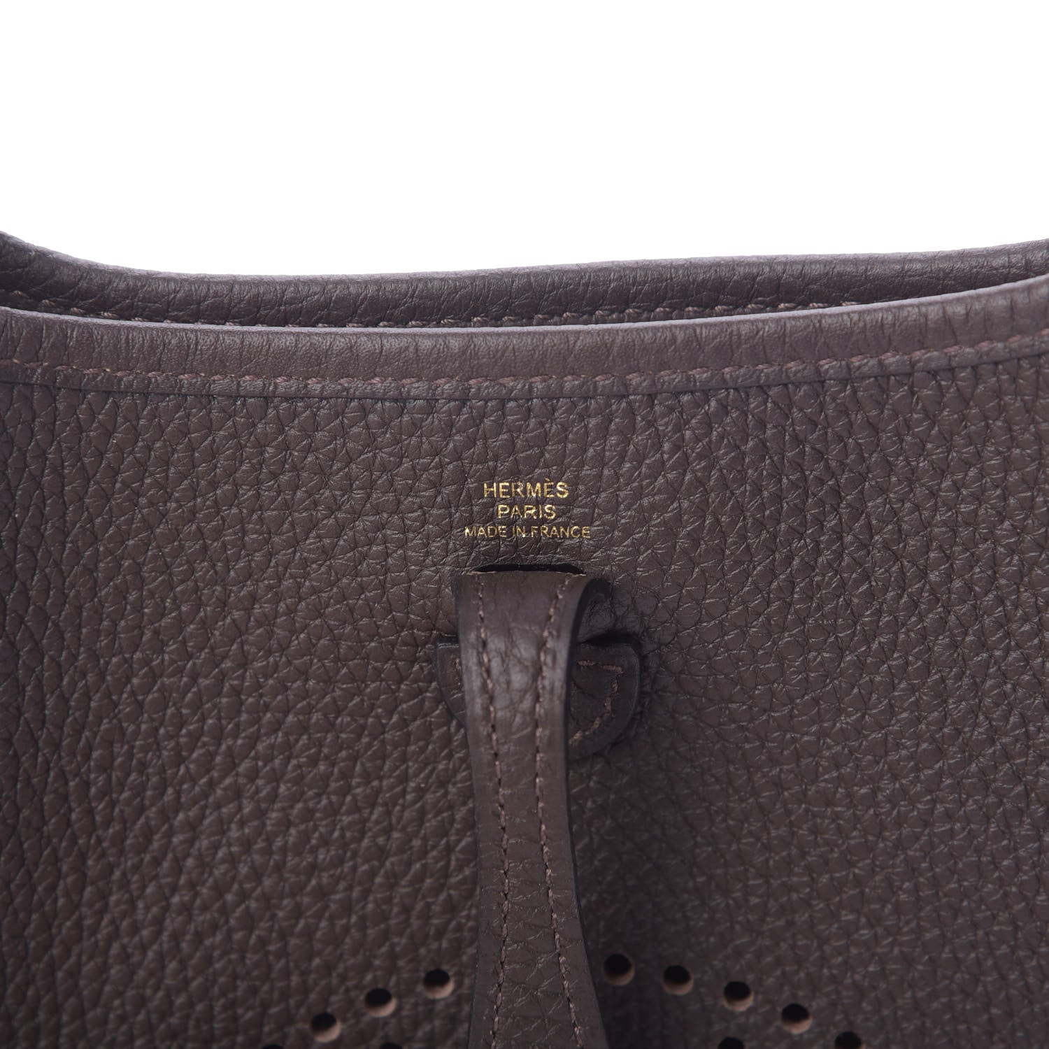 Hermes Taurillon Clemence Evelyne TPM Havane 6 of 11