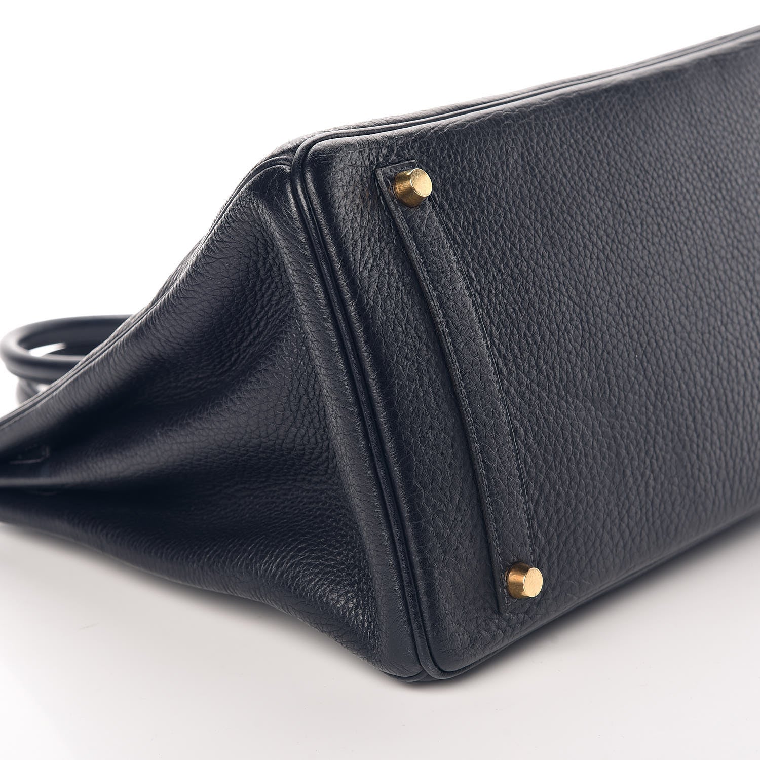 Hermes Taurillon Clemence Birkin 35 Bleu Indigo 33 of 36