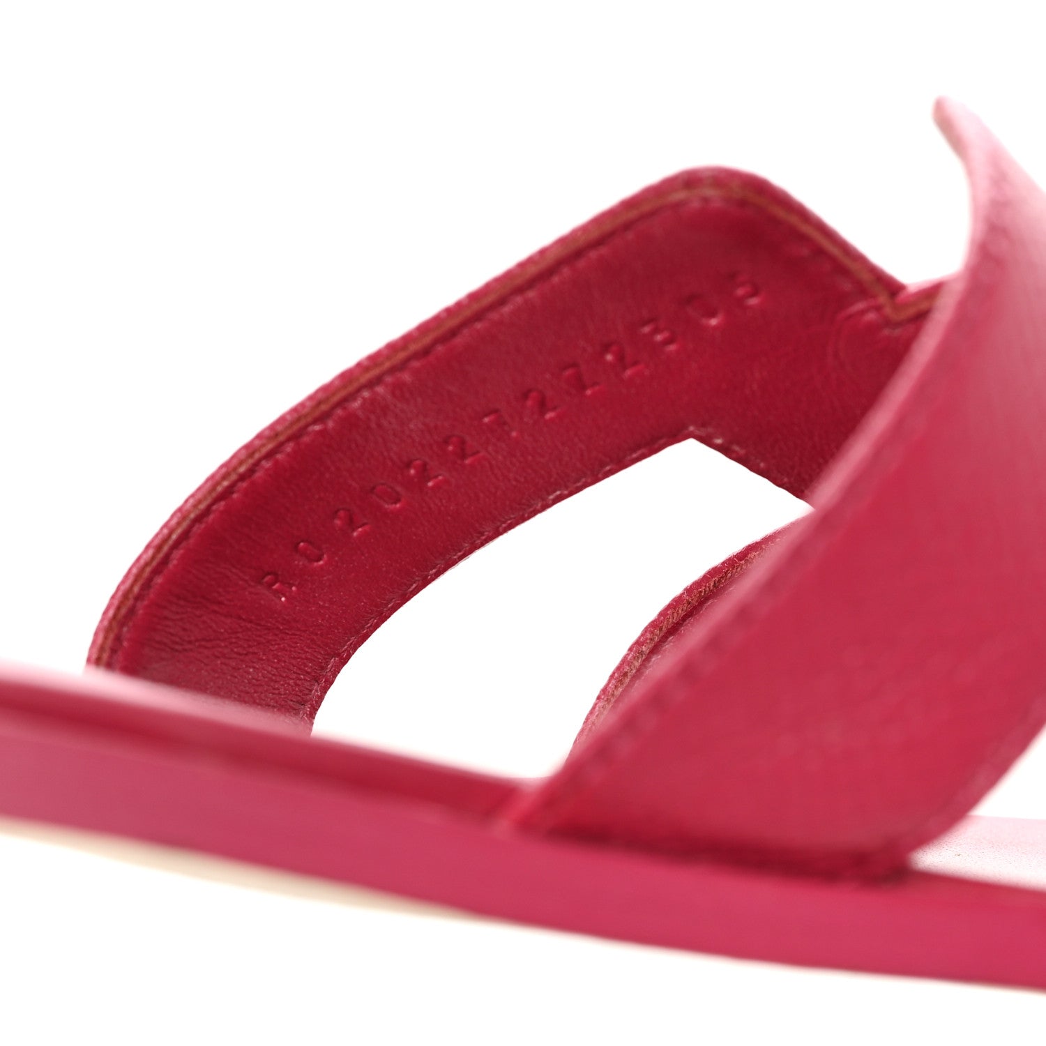 Hermes Epsom Oran Sandals 36 Rose FRAMBOISE 9 of 9