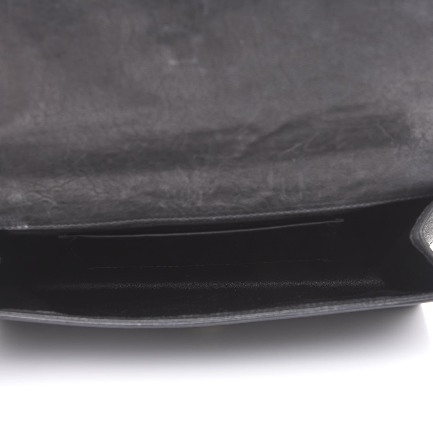 Saint Laurent Calfskin Classic Y Ligne Clutch Black 5 of 11