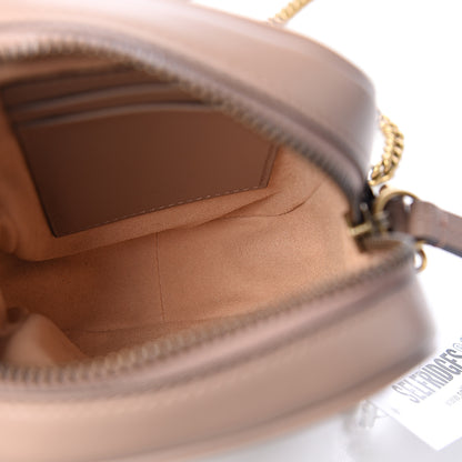 Gucci Calfskin Matelasse Mini GG Marmont Crossbody Bag Porcelain Rose 4 of 10