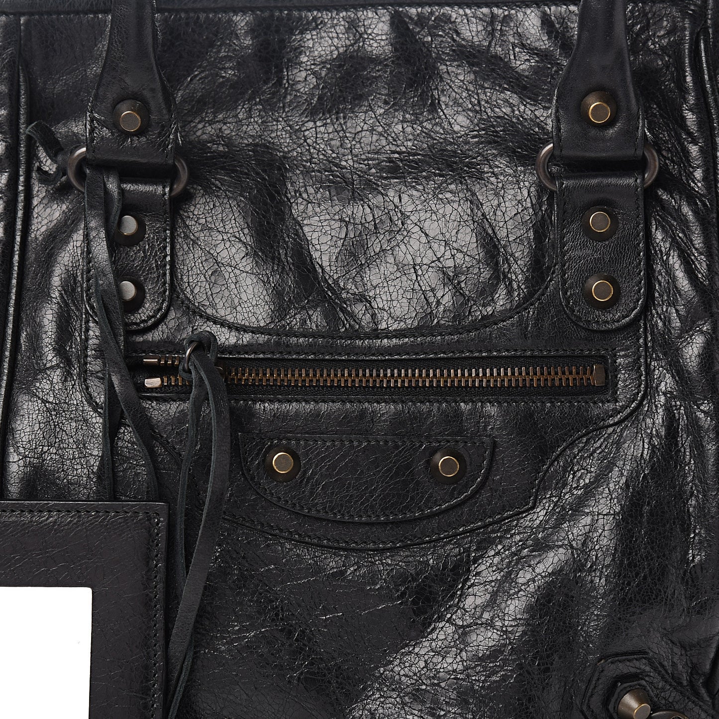 Agneau Classic Hardware S Sunday Tote Black