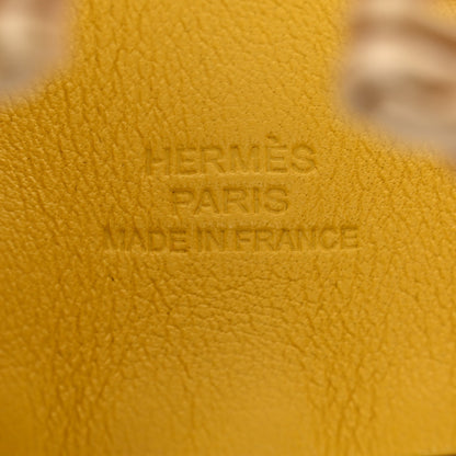 Hermes Wicker Swift Medor Picnic Cuff Bracelet T2 Lime 4 of 6