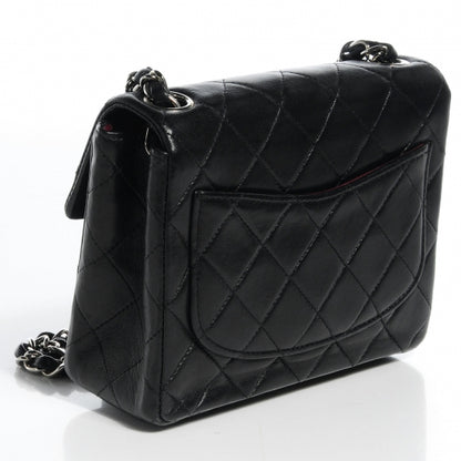 Chanel Lambskin Quilted Mini Square Flap Black 3 of 9