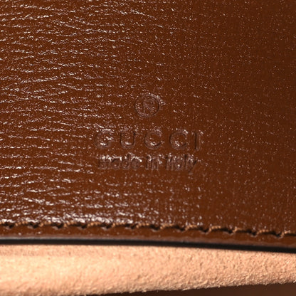 Gucci GG Supreme Monogram Azalea Calfskin Web Mini Jackie 1961 Hobo Beige Ebony Brown Sugar 6 of 10