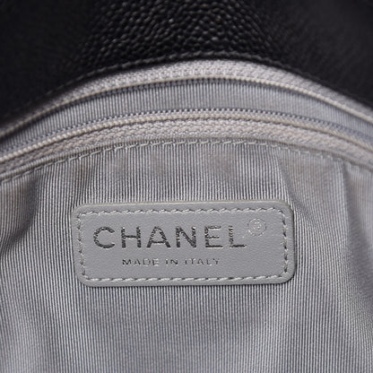 Chanel Caviar Quilted Large French Riviera Flap Black 6 of 13