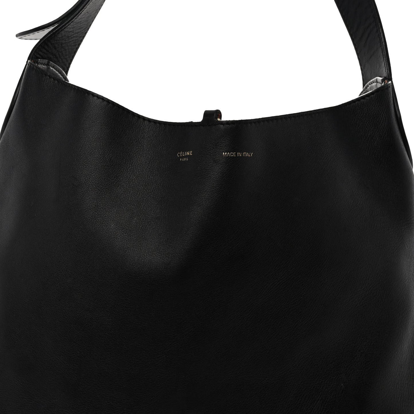 Supple Calfskin Hobo Black