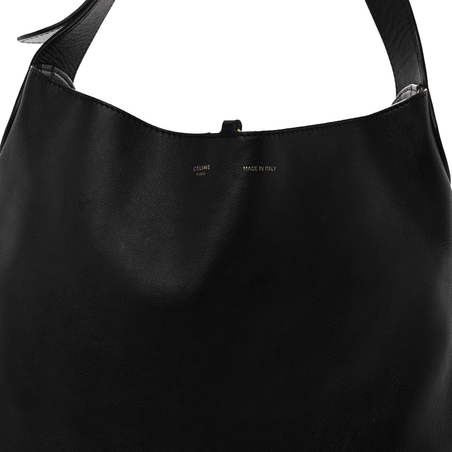Celine Supple Calfskin Hobo Black 7 of 10