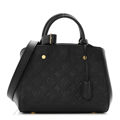 LOUIS VUITTON Empreinte Montaigne BB Black