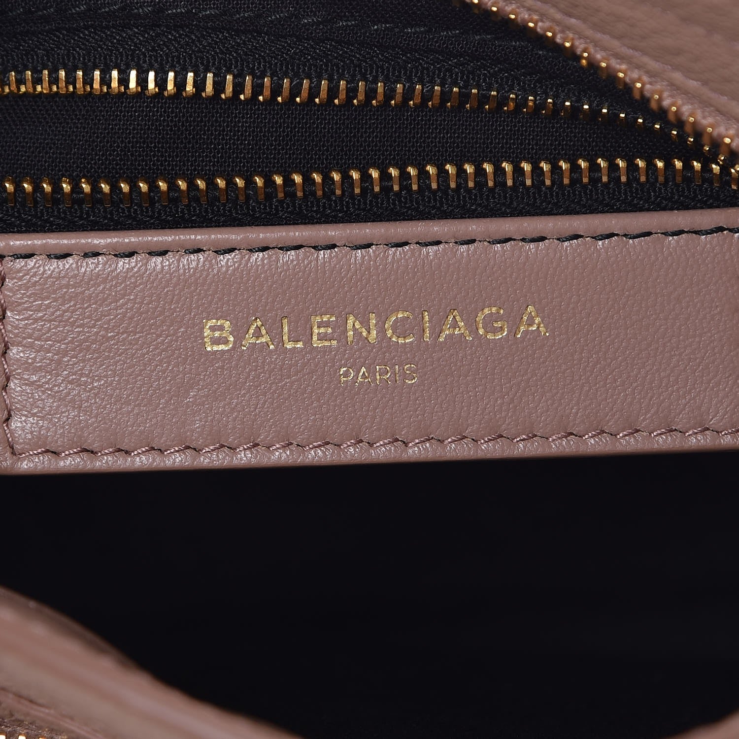 Balenciaga Chevre Gold Metallic Edge Hardware Mini City Rose Des Sables 6 of 7