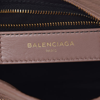 Balenciaga Chevre Gold Metallic Edge Hardware Mini City Rose Des Sables 6 of 7