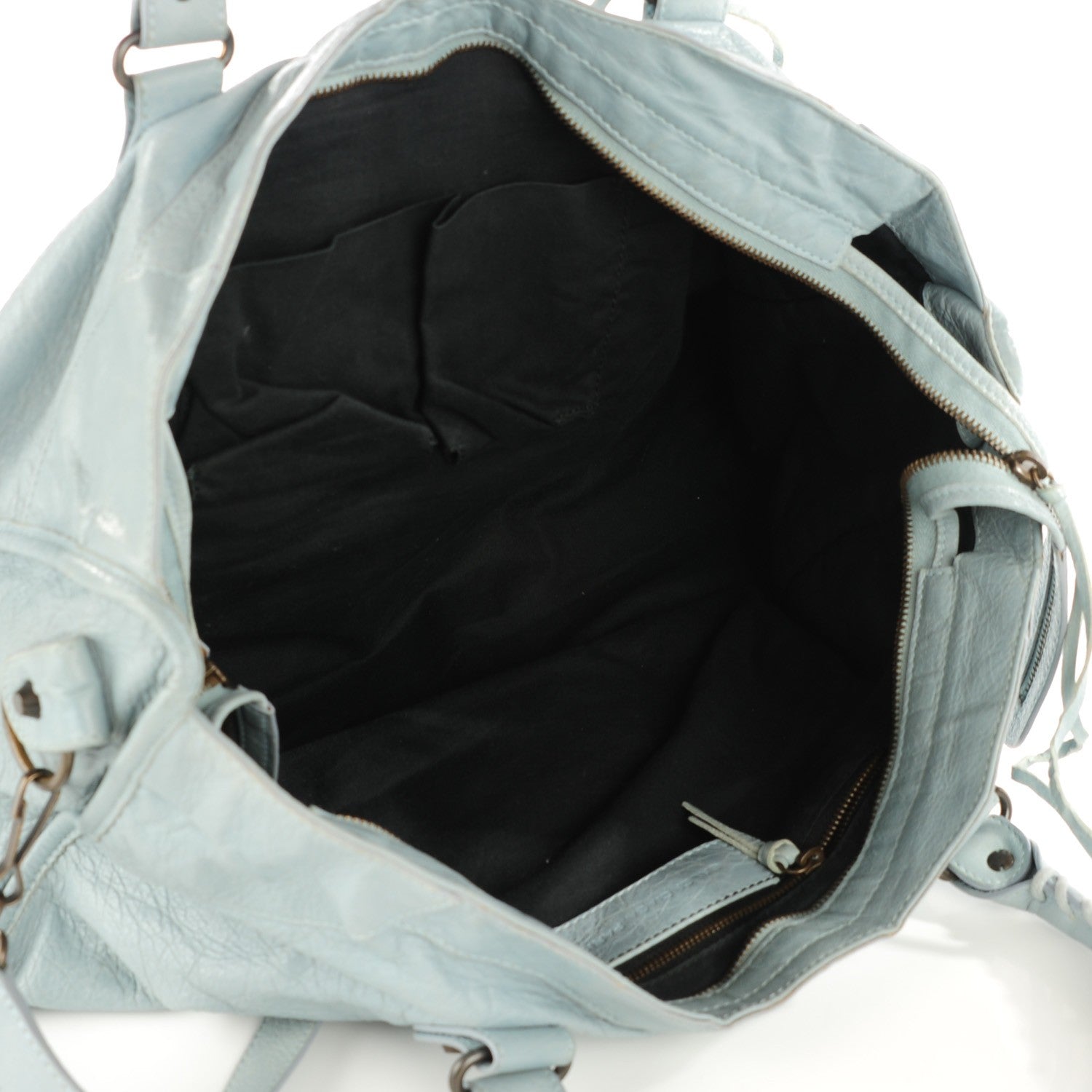 Balenciaga Agneau Classic Hardware Part Time Bleu Acier Ciel 5 of 13