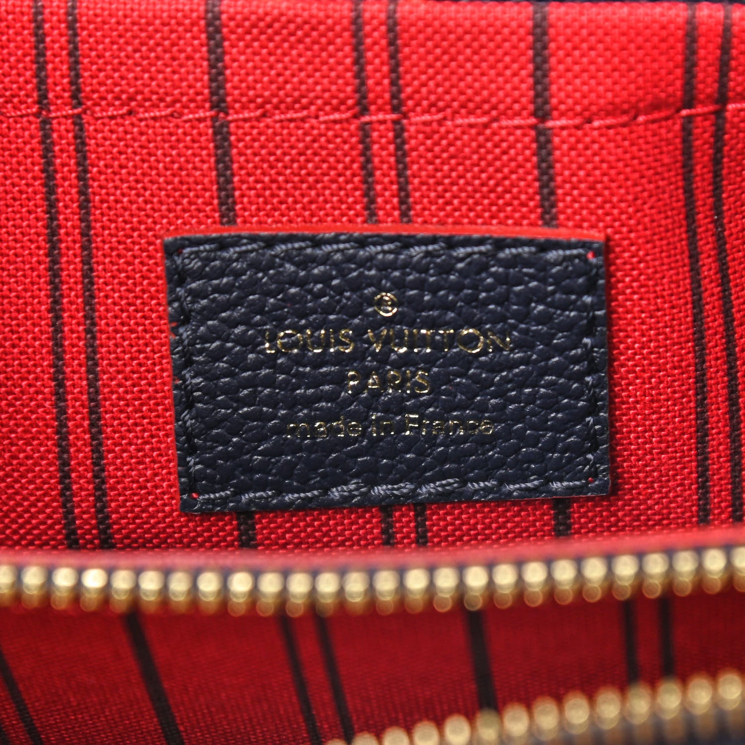 Louis Vuitton Empreinte Montaigne MM Marine Rouge 6 of 8