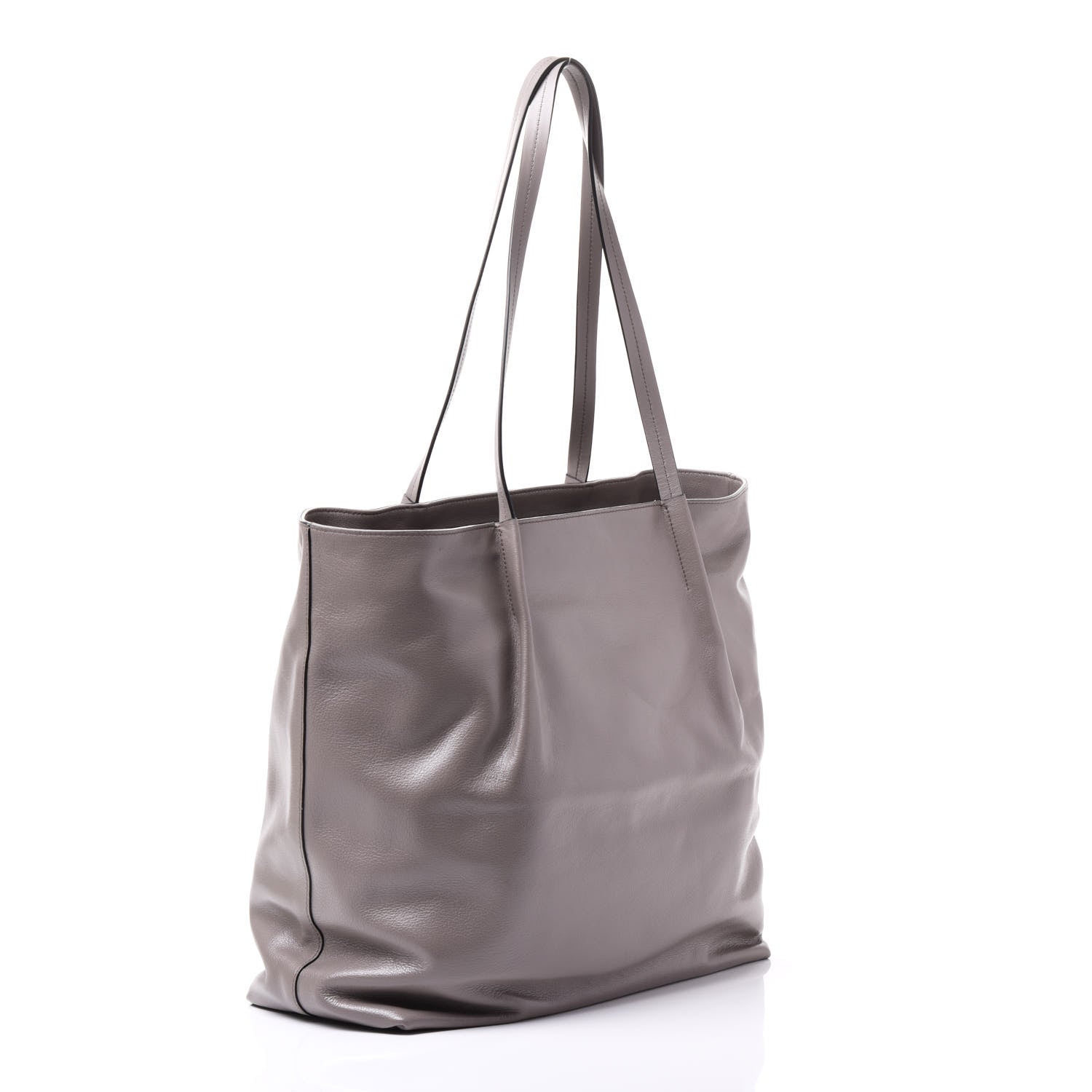 Prada Glace Calf Shopping Tote Argilla 2 of 10