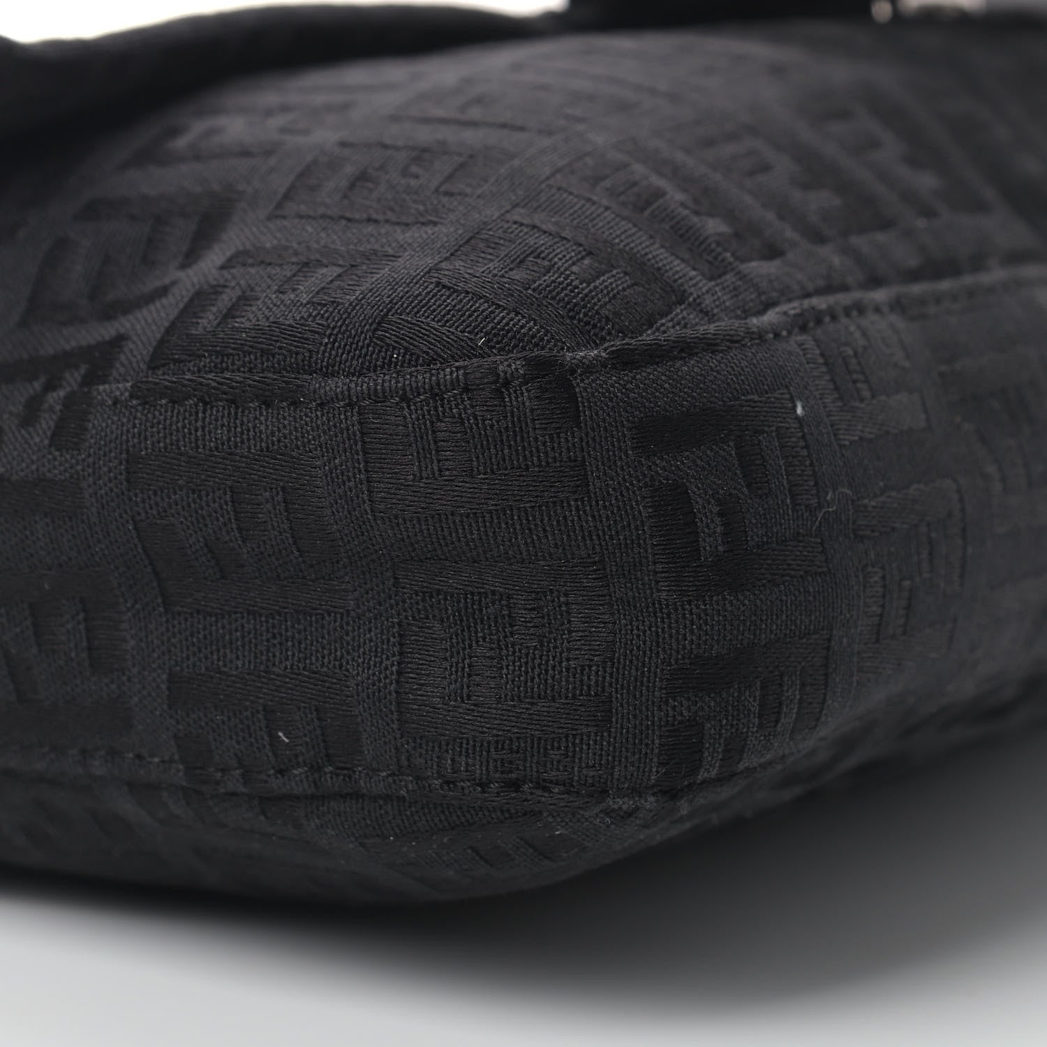 Fendi Zucchino Baguette Black 8 of 14