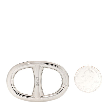 Hermes Palladium Chaine D'Ancre Scarf Ring 2 of 4
