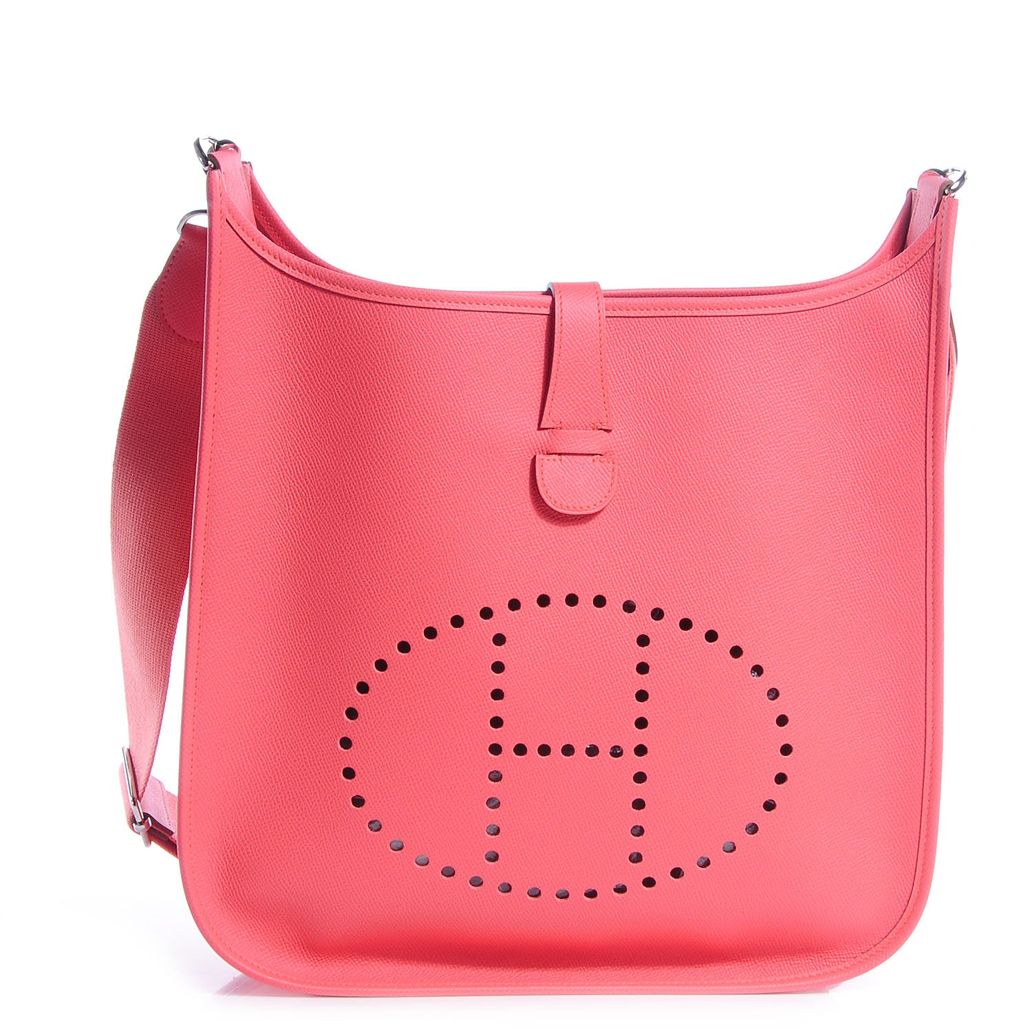 Hermes Epsom Evelyne III GM Flamingo 1 of 8