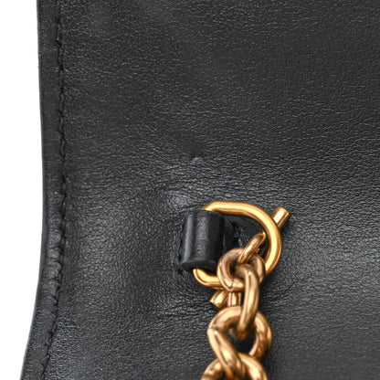 Gucci Calfskin Matelasse GG Marmont Chain Wallet Black 12 of 12