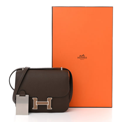 Hermes Epsom Enamel Constance 18 Ecorce Gris Asphalte 12 of 12