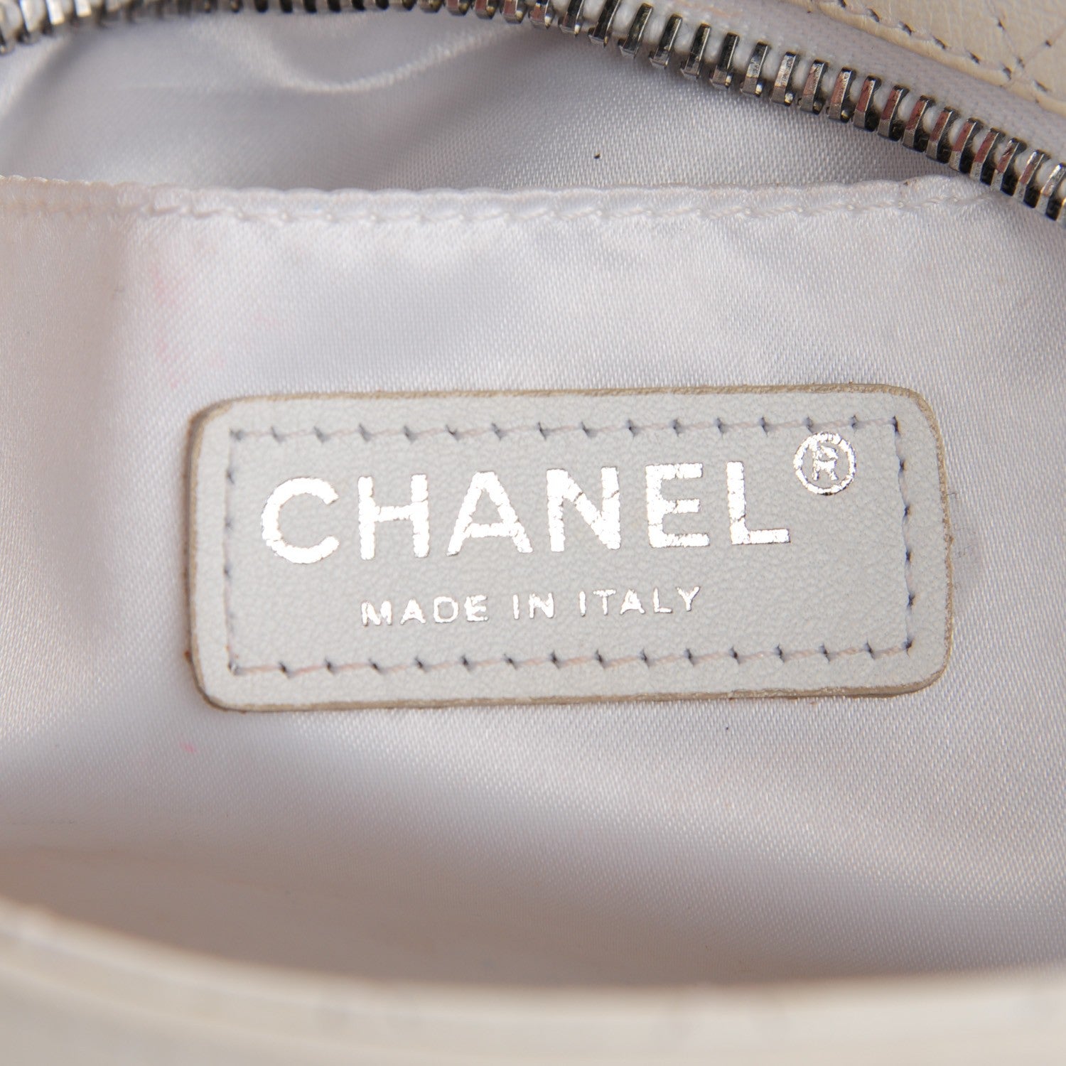 Chanel Lambskin Soft and Chain Pochette White 7 of 16