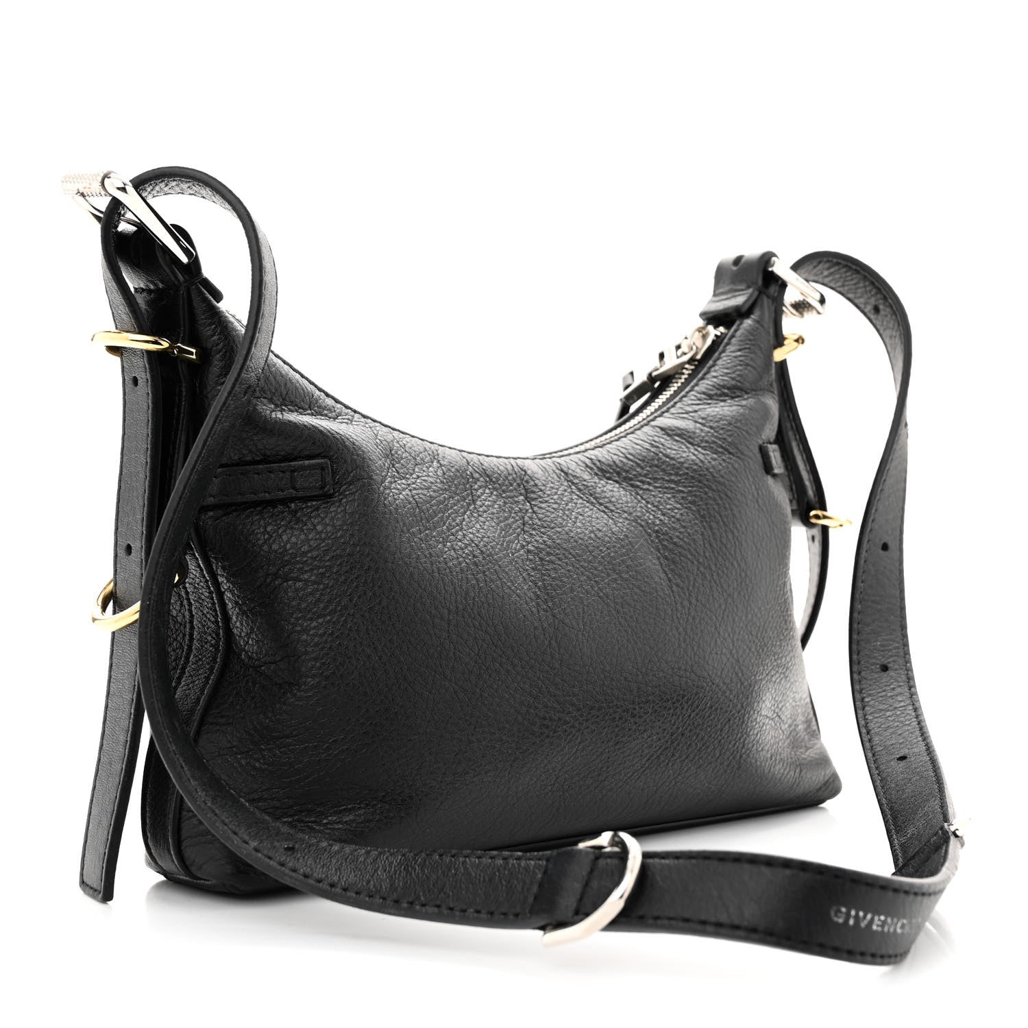 Givenchy Tumbled Calfskin Mini Voyou Boyfriend Party Bag Black 3 of 13